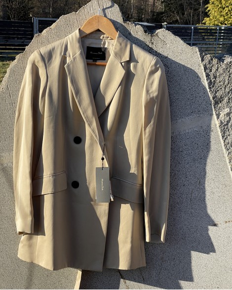 Sako dámské Massimo Dutti béžové